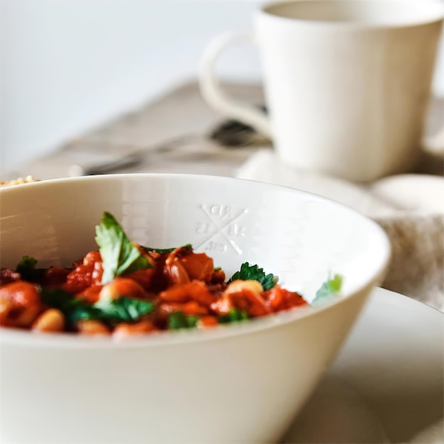 miska domowego dania